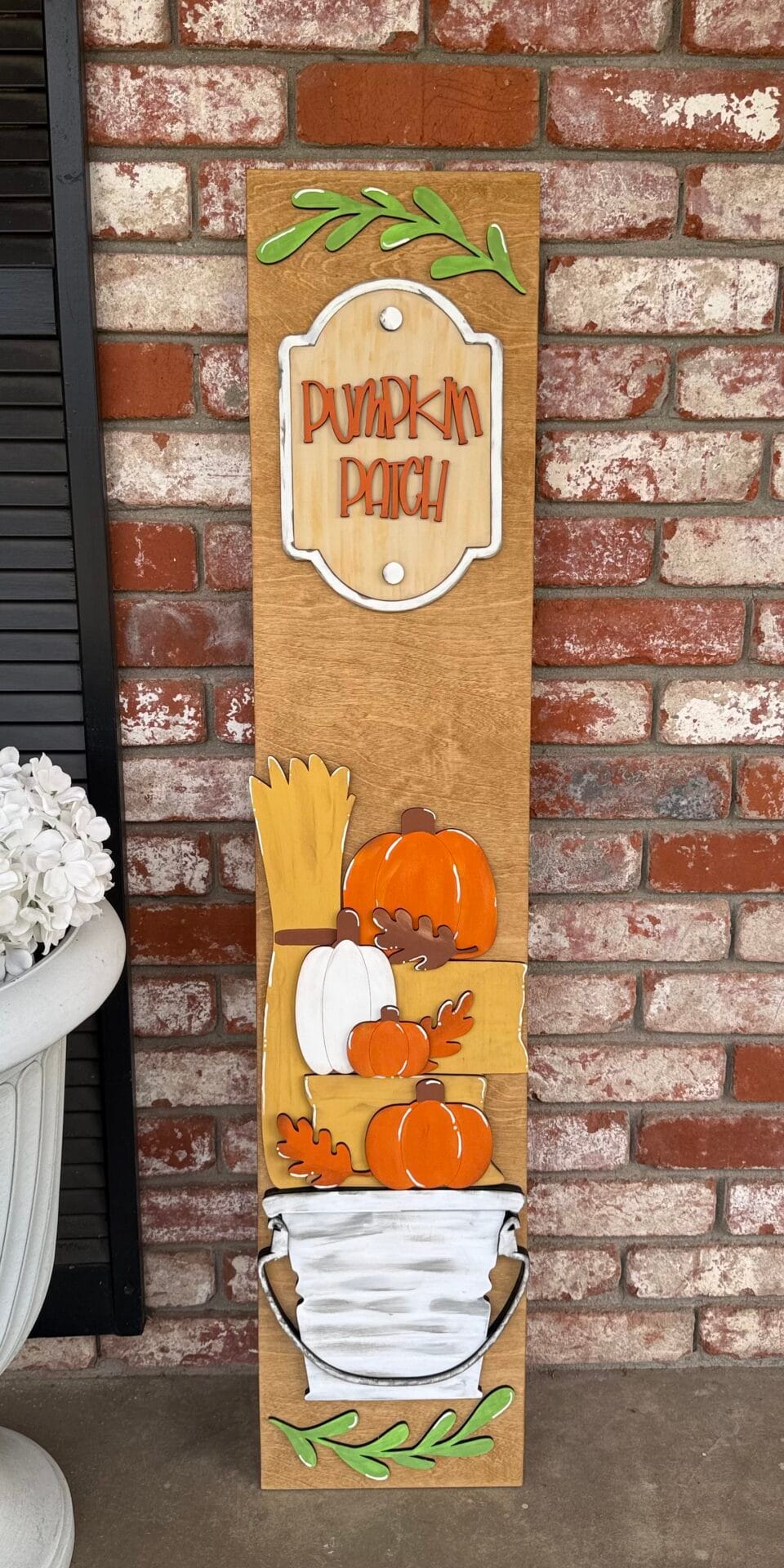 Interchangeable Porch Bucket Sign Leaner - Image 3