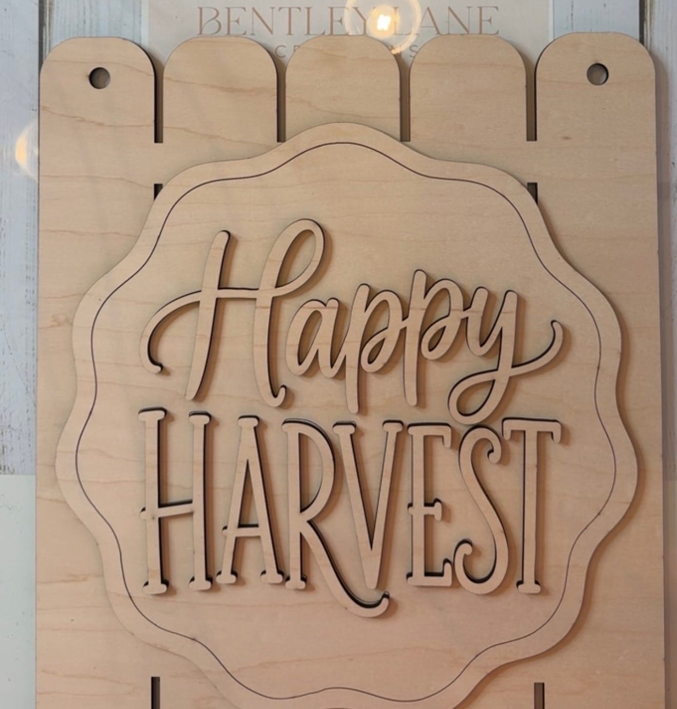 Happy Harvest Fence Door Hanger - Image 2